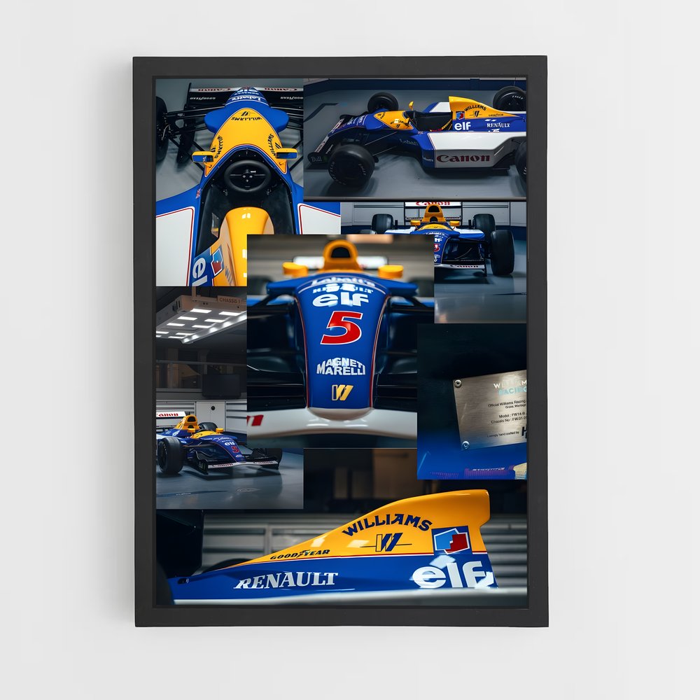 Poster Williams Infini – affiche Voitures de Formule 1 (vue 2)